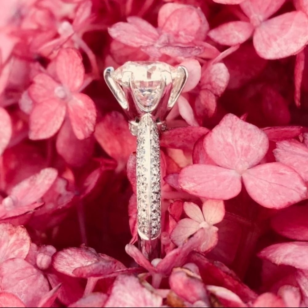 Tiffany Style Engagement Setting Set
